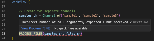 Yanlış sayıda argüman mesajı